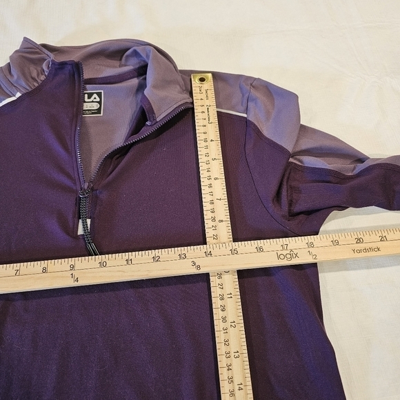 Fila Activewear Pullover Sport Performance Athletic 1/2 zip jacket SZ L - Picture 2 of 8